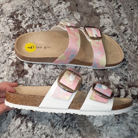 steve madden tie dye slides